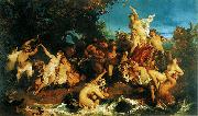 Hans Makart Deutsch: Der Triumph der Ariadne oil painting artist